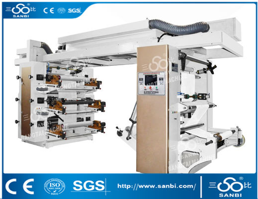 China Wirtschaftliche zentrale Trommel-flexographische Druckmaschinen-elektrische Methode fournisseur