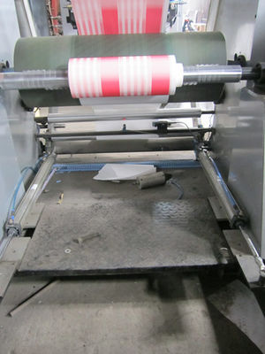 China Hydraulische 4 färben Aufkleber-/Papiertüte-Druckmaschine mit Abrollmaschine Rewinder fournisseur
