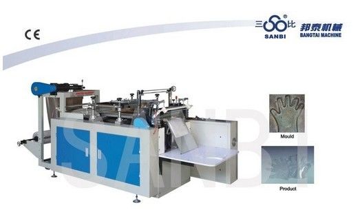 China Computergesteuerter medizinischer Handschuh, der Maschine HDPE/LDPE Plastikfilm-Dichtungs-Maschine herstellt fournisseur