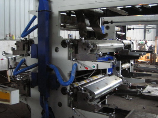China Plastikfilm-/der Taschen-Druckmaschinen-4 Farbflexodruckmaschine fournisseur