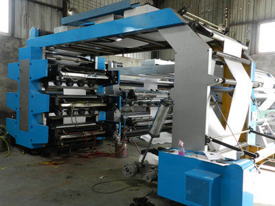 China Computergesteuerte flexographische Druckmaschine für Plastikfilm/Tasche 60m/min fournisseur