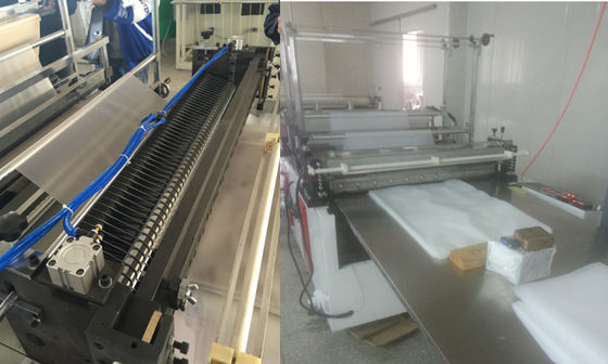 China Tasche des kalten Ausschnitts, die Maschine doppelten Servomotor für HDPE-LDPE herstellt fournisseur