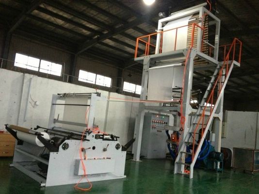 China Selbst-PET Folienblasen-Maschine mit doppelter Winde, Plastikschlagmaschinerie fournisseur