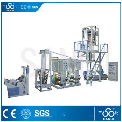 China Örtlich festgelegte/Dreh-PET Folienblasen-Maschine mit 2 Farbe Flexo/Gravüren-Drucken fournisseur