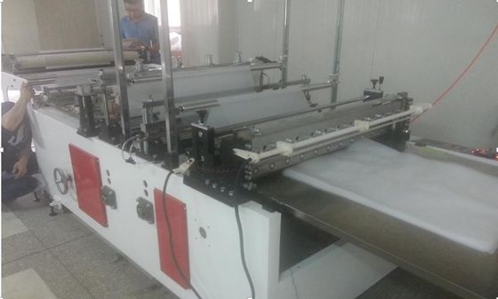 China Heiße Dichtungs-kalter Ausschnitt-Tasche, die Maschine mit doppeltem Servomotor herstellt fournisseur